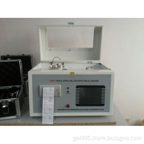 Electrical Oil Liquid Medium Dielectric Loss Angle Tester